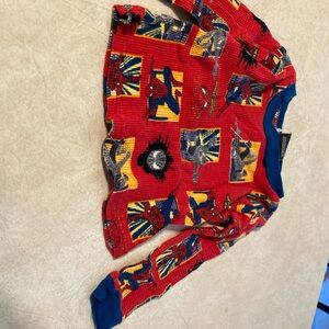 Boys size 24M Spider-Man thermal pj set